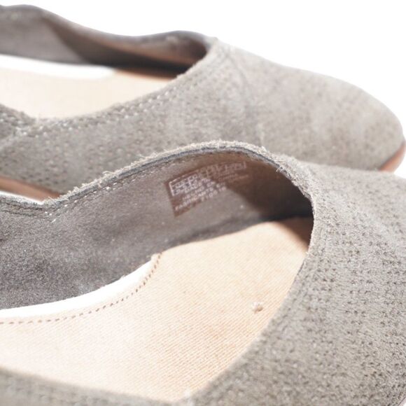 Toms Olive Jutti Neat Pointed Toe Flats, Size 6.5 - Picture 2 of 10